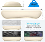 Dapesuom Enlarge Keyboard Wrist Rest, Memory Foam Keyboard Wrist Cushion - Image 6