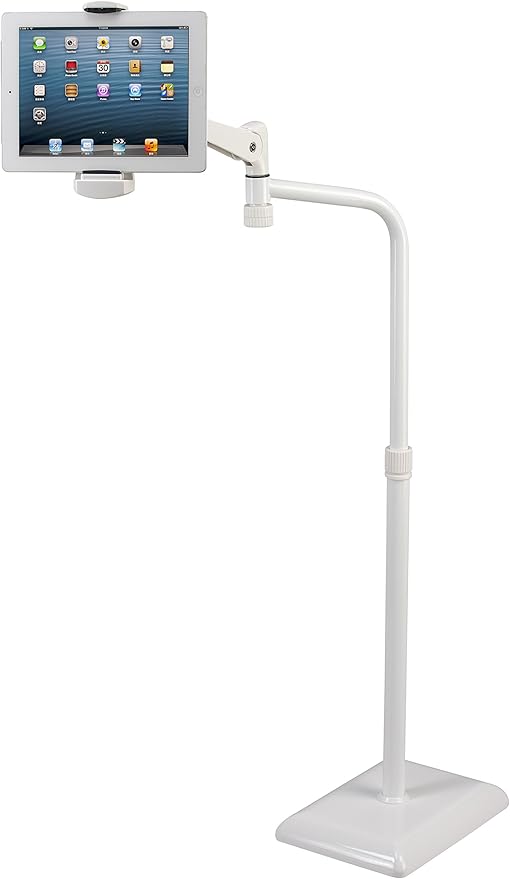 IDEE Tablet Floor Stand with 10lb Heavy Duty Base, 360 Degree Adjustable Tall by id%C3%A9e