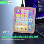 Adventurers K812 Wired Mechanical Numeric Keypad, 19-Key Hot-Swappable RGB - Image 6