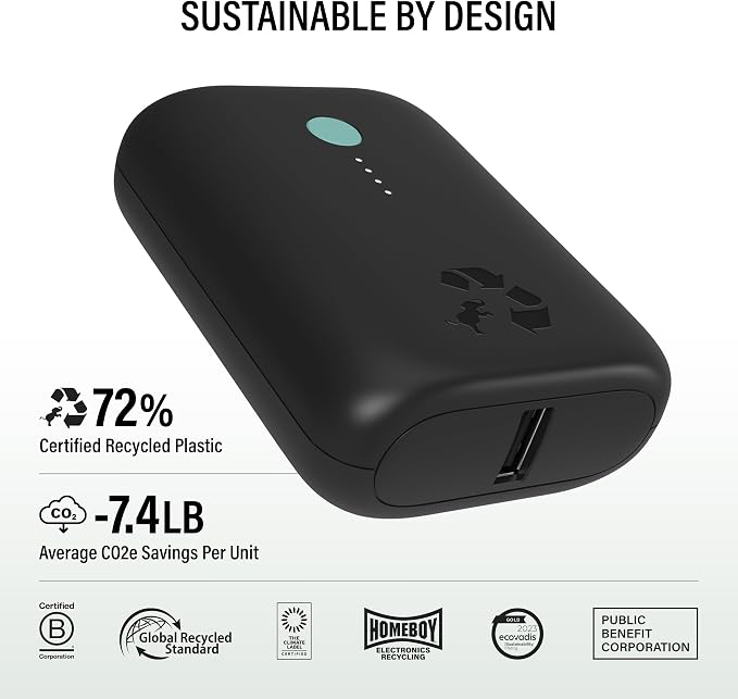 Nimble Champ Lite Portable Charger, 5200mAh Fast Charging Power Bank 15W USB C - Image 7