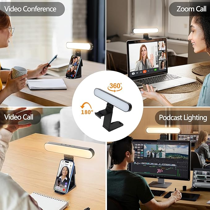 yAyusi Video Conference Light, LED Streaming Lighting - Image 5