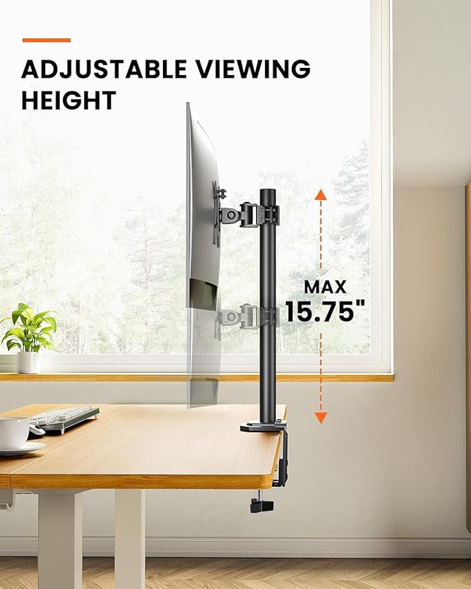 Ergear Monitor Mount for Most 13-32" Computer Screens up to 17.6lbs, Improved - Image 5