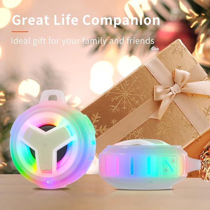 EBODA Bluetooth Shower Speaker, Portable Bluetooth Speakers, IP67 Waterproof - Image 7