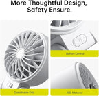 JISULIFE Handheld Fan Life7 – Ultimate Flexibility: High-Power Motor, LED - Image 9