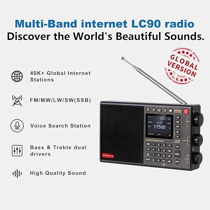 CHOYONG LC90 Internet Radio Professional Multi-Functional SmartMulti-Band - Image 2