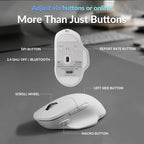 Keychron M7 8K Wireless Mouse, 30K DPI Optical Computer Mice, 2.4 - Image 8