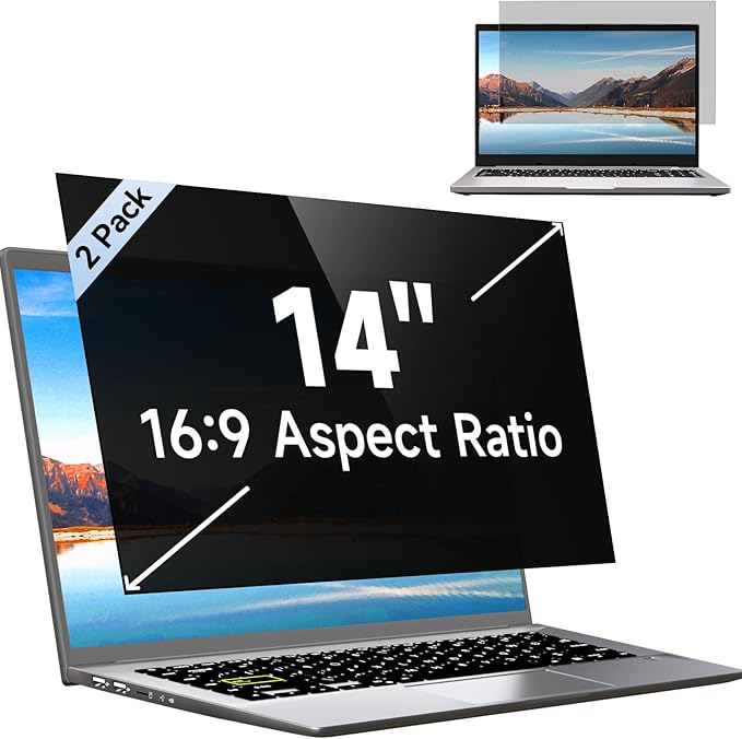 Mamol 14 Inch Laptop Privacy Screen by Mamol