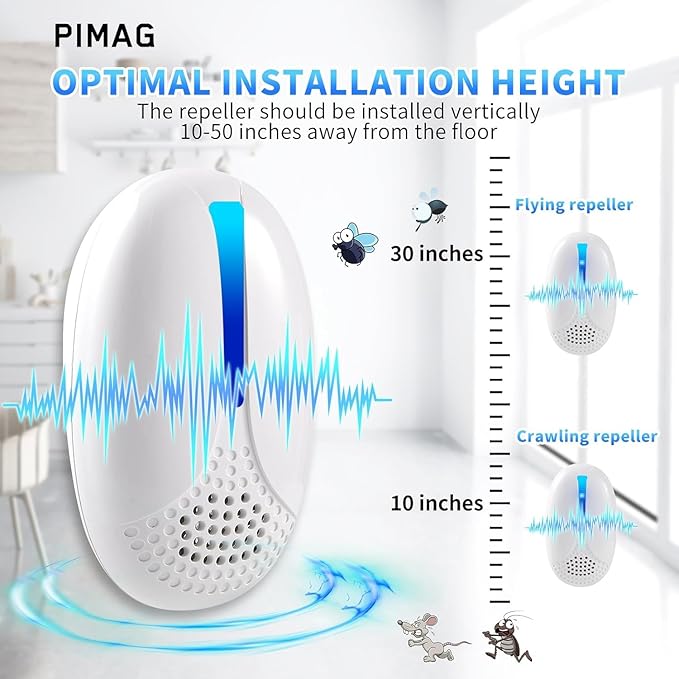 2025 Upgraded Version Ultrasonic Repeller Indoor, Mouse Traps Repellent Plug in - Image 3