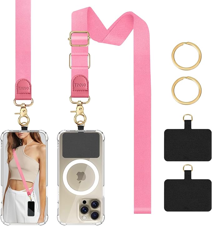 TiMOVO Phone Lanyard Crossbody Wrist Strap, Adjustable Anti-Theft Strap by TiMOVO