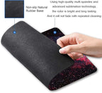 Galaxy Glitter Nebula Mouse Pad, Waterproof Non-Slip Rubber Base, 9.5"x7.9" Inch - Image 2