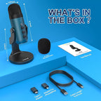ZealSound Podcast Microphone for PC, Noise Cancellation USB Mic - Image 7