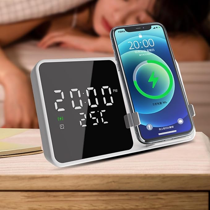 Multi-Function Wireless Charging Station by DHBY