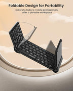 ProtoArc Foldable Bluetooth Keyboard, XK01 Full-Size Portable Wireless Keyboard - Image 2