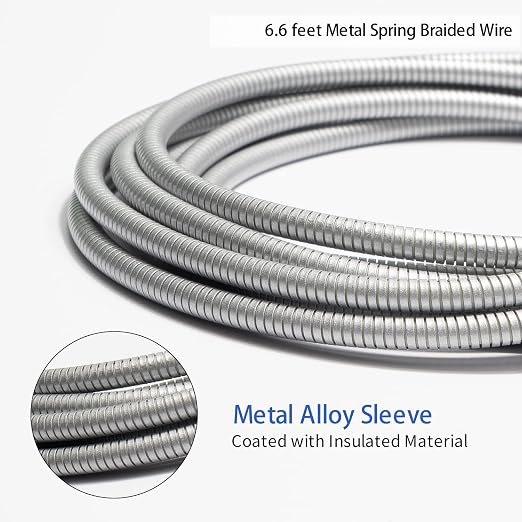 MFi Certified Charger Cable Metal Braided USB Cable - Image 5
