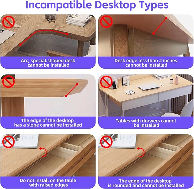Arm Rest for Desk, 90°Foldable Computer Wrist Rest Shelf - Image 7