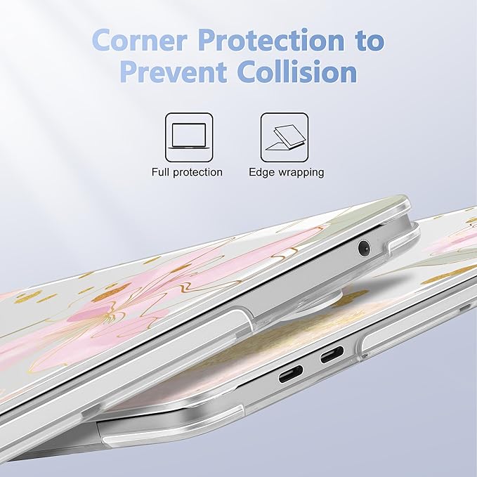 Case for MacBook Pro 13 inch with/Without Touch Bar, Hard Shell + Keyboard - Image 3