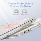Case for MacBook Pro 13 inch with/Without Touch Bar, Hard Shell + Keyboard - Image 3