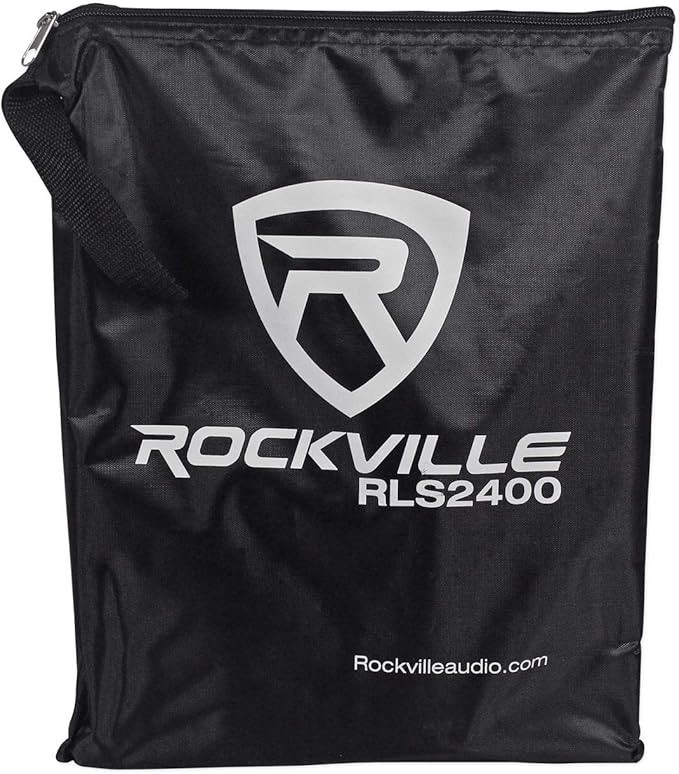 Rockville RLS2400 Lightweight Folding DJ Laptop Stand, Adjustable Height - Image 3