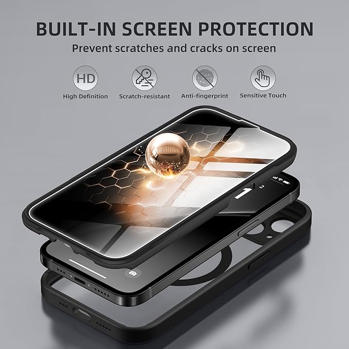 BERFY Magnetic for iPhone 14 Case, Compatible - Image 3