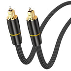 MEIRIYFA Digital Optical Audio Cable, Fiber Optical Toslink Audio Cable Male to by MEIRIYFA