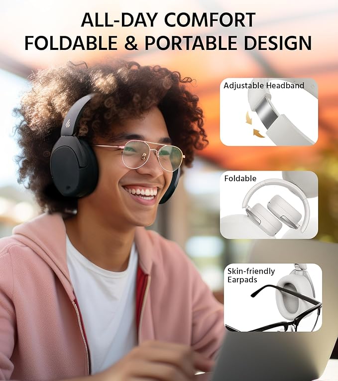 Edifier W830NB Wireless Over Ear Headphones - Image 7