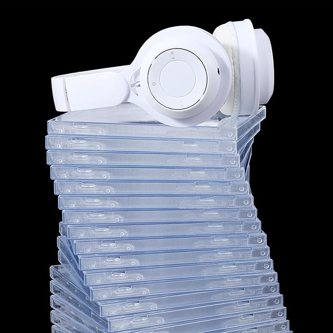 25pcs Clear CD Jewel Cases Standard Single Clear CD Case Blank Case DVD Storage - Image 7