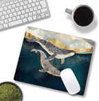 Whale Mouse Pad, Animals Art Mouse Pads, Mouse Mat Square Waterproof Mouse Pad - Image 4