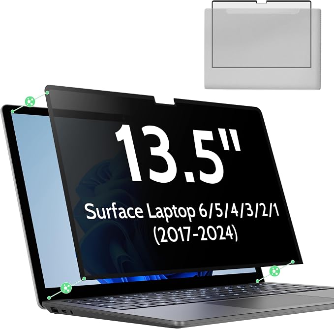 Nano 13.5 Inch Privacy Screen for Microsoft Surface Laptop 6/5/4/3/2/1 by MaoYeye