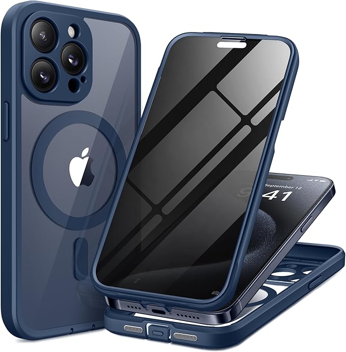 Magnetic for iPhone 15 Pro Case, Compatible by TIESZEN