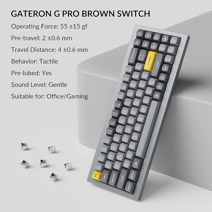 Keychron Q7 Wired Custom Mechanical Keyboard, 70% Layout QMK/VIA Programmable - Image 7