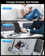 CAFELE 5-in-1 Retractable USB C Cable, 100W Multi Charging Cable USB C/A to - Image 7