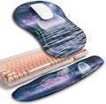 Hokafenle 2in1 Combination, Wave Keyboard Wrist Rest and Ergonomic Curvature by Hokafenle
