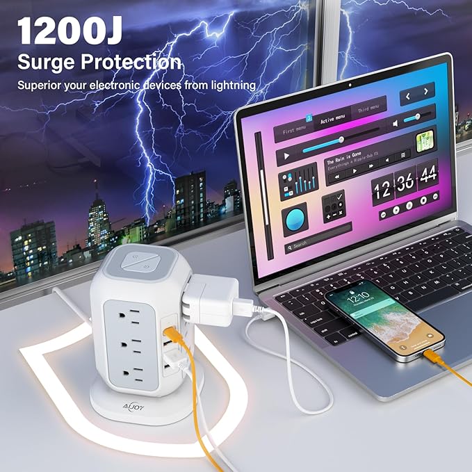 AiJoy Surge Protector Power Strip - Image 4