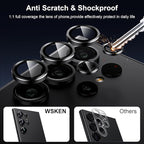WSKEN for Samsung Galaxy S24 Ultra Camera Lens Protector, Ultra Thin Scratch - Image 3