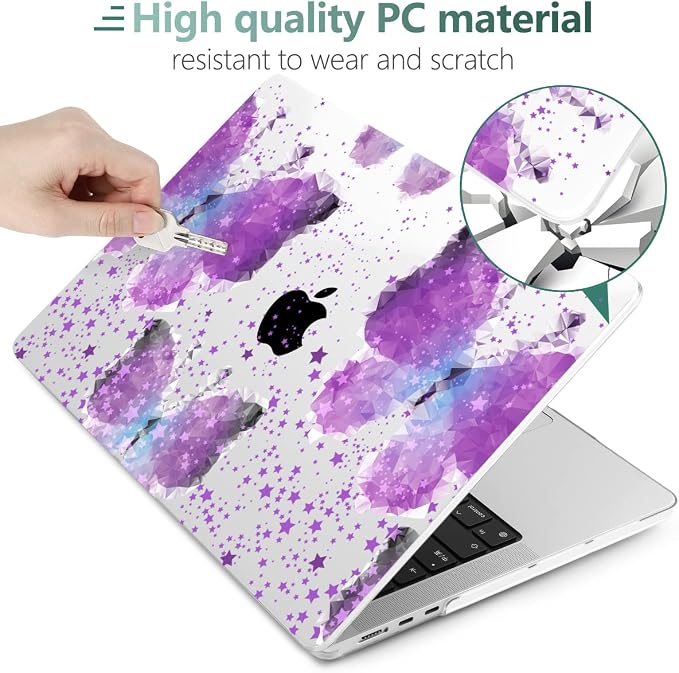 MEEgoodo Case for M4/M3/M2 MacBook Air 13.6 inch Case 2025 2024 2022, Fit Model - Image 3