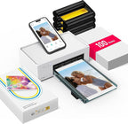 Liene M100 4x6'' Photo Printer, Phone Printer 100 Sheets & 3 Cartridges by Liene
