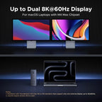 UGREEN Revodok Max 2131 Thunderbolt 5 Dock, 120Gbps Transfer, Single 8K - Image 4