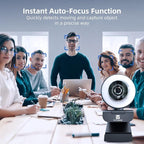 Streaming Webcam with Adjustable Ring Light, Full HD 1080P Webcam with Dual - Image 5