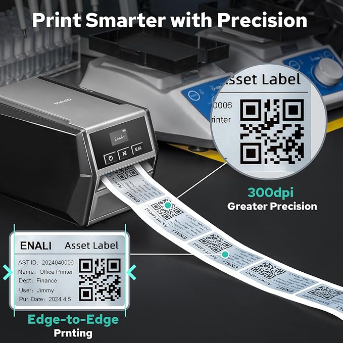 Makeid D50 Industrial Label Printer, Desktop Label Maker 2" Print Head - Image 5
