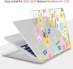 Teryeefi for MacBook Air 13.6 inch Case M4 A3240/M3 A3113/M2 A2681, Hard Shell - Image 5