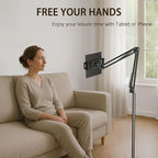 Tablet Floor Stand & Kindle Holder, Overhead Bed Reading Stand - Image 3