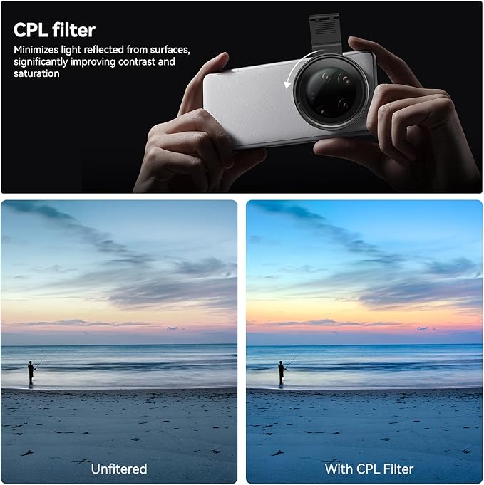 APEXEL CPL Filter 67mm Circular Polarizer Polarizing Filter - Image 3