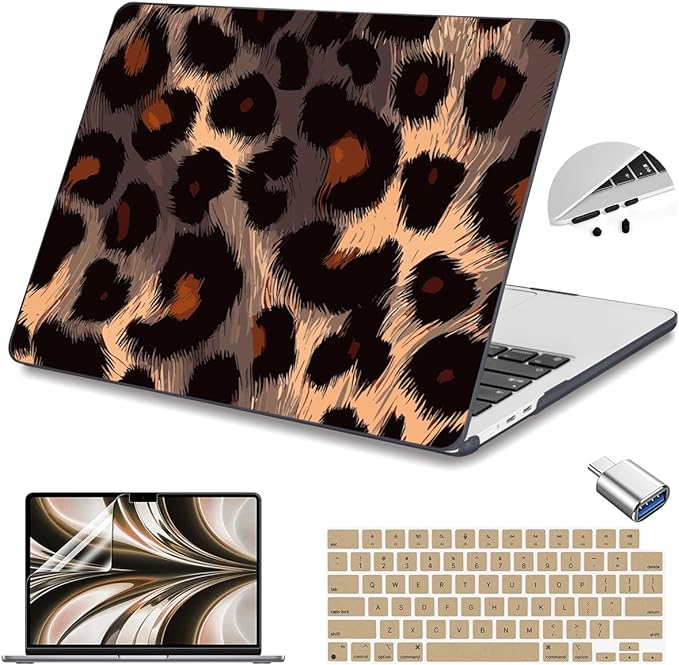Teryeefi Compatible for 2022-2024 MacBook Air 13.6 inch Case M3 A3113/ M2 A2681 by Teryeefi