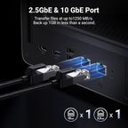 UGREEN NASync DXP6800 Plus 6-Bay Desktop NAS, Intel i3 1215u 6-Core CPU - Image 4