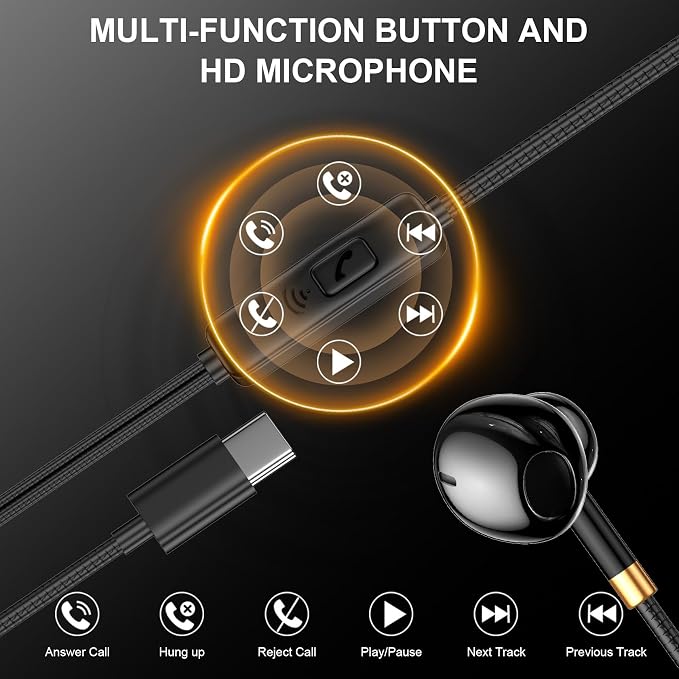USB C Headphones Earbuds 3 Pack - Image 4