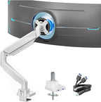 ARES WING Single Monitor Arm, Heavy Duty Adjustable Monitor Arm by ARESWING