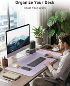 Aothia Faux Leather Desk Mat - Image 8