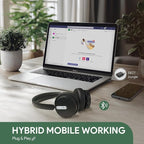 Yealink WH64 Hybrid DECT& Bluetooth Wireless Headset, 492ft Range Mono Teams - Image 7