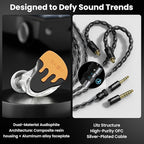 BASN BmasterX in Ear Audio Monitor, Hybrid 6 Drivers IEM Earphones - Image 3