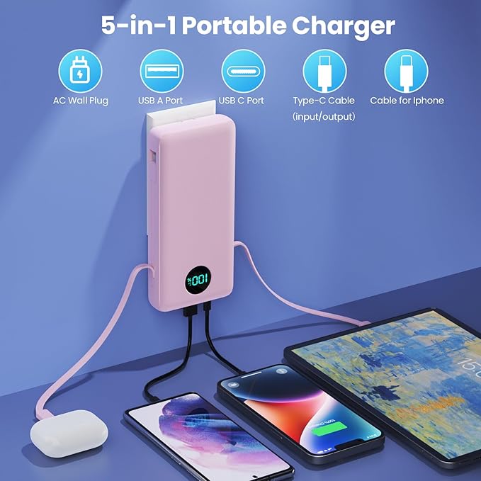 Portable Charger 33800mAh USB C Power Bank - Image 4